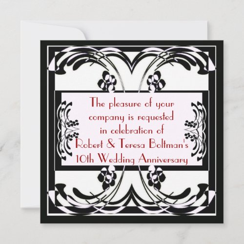 Art Deco Formal Invitation