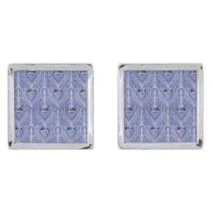 Art Deco Fountain In Blue Cufflinks