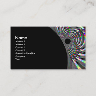 Art Deco Fractal Business Card