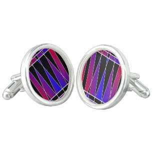 Art Deco 'Fractured' by Kenneth Yoncich Cufflinks