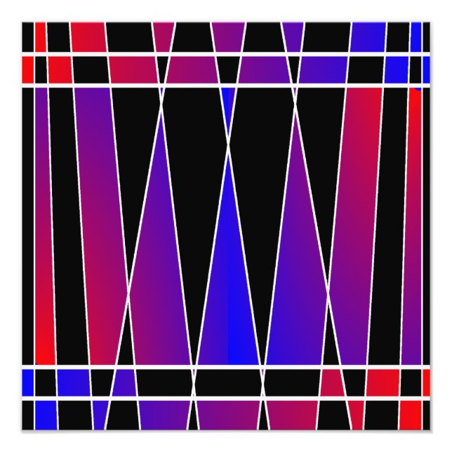Art Deco 'Fractured' by Kenneth Yoncich Photo Print (Front)