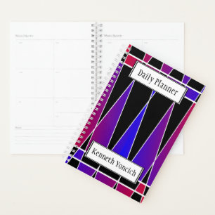 Art Deco 'Fractured' by Kenneth Yoncich Planner