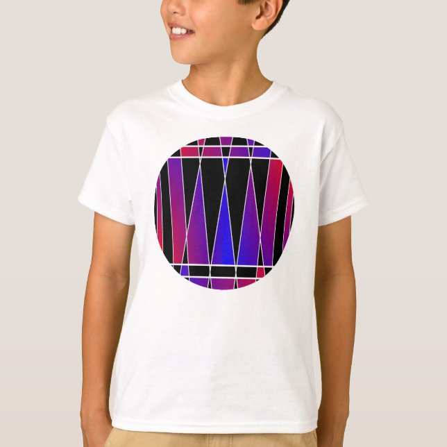 Art Deco 'Fractured' by Kenneth Yoncich T-Shirt (Front)