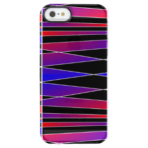 Art Deco 'Fractured' by Kenneth Yoncich Clear iPhone SE/5/5s Case