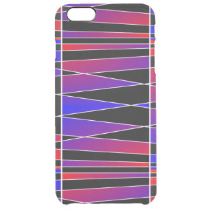Art Deco 'Fractured' by Kenneth Yoncich Clear iPhone 6 Plus Case