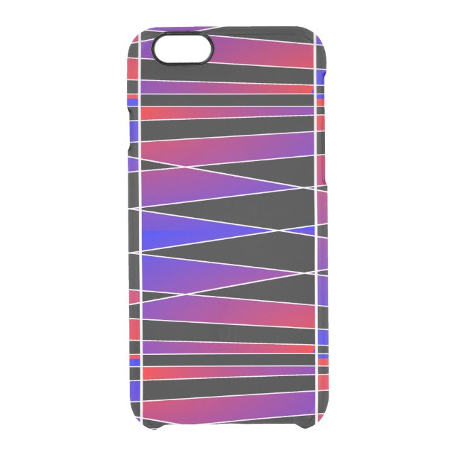 Art Deco 'Fractured' by Kenneth Yoncich Uncommon iPhone Case (Back)