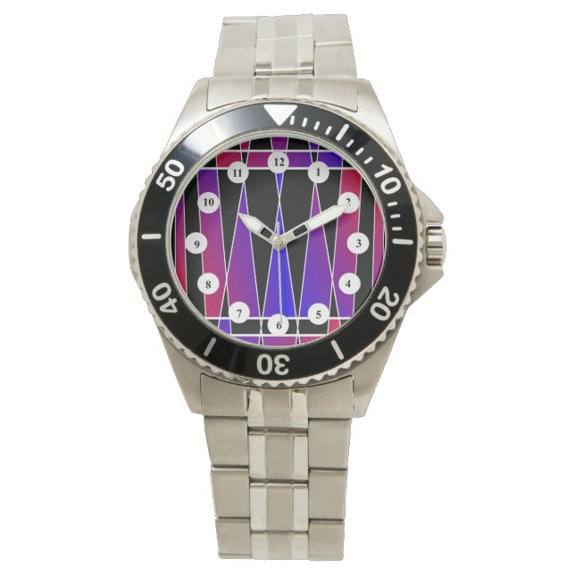 Art Deco 'Fractured'  (C Face) by Kenneth Yoncich Watch (Front)