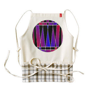 Art Deco 'Fractured' Zazzle HEART Apron