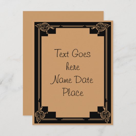 Art Deco Frame (Front/Back)