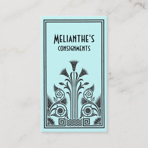 Art Deco Frame Business Card