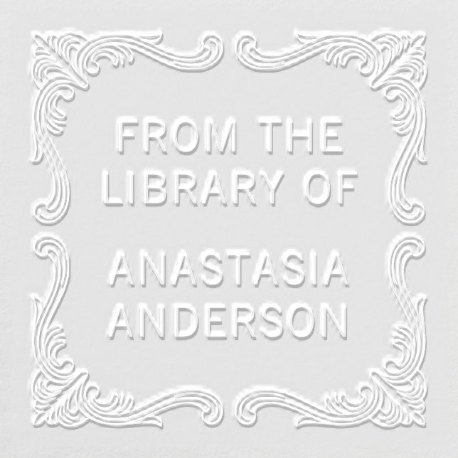 Art Deco Frame From Library Of Custom Embosser (Design)