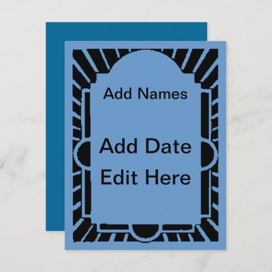 Art Deco Frame,Marquee (Front/Back)