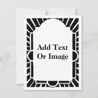 Art Deco Frame, Marquee, add text