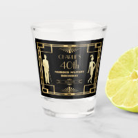 Art Deco Gatsby 20s Murder Mystery Gold Birthday