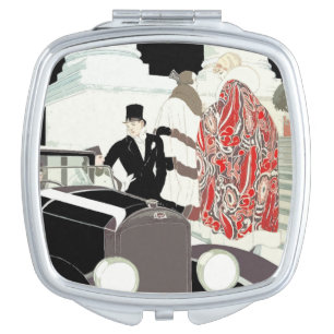Art Deco Gatsby Inspired Mirror Compact