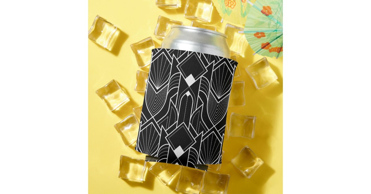 Art Deco Gatsby Pattern Can Cooler