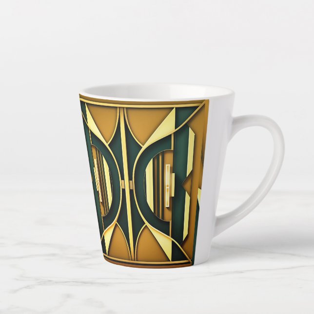 Art Deco Geometric 12oz Mug (Right)