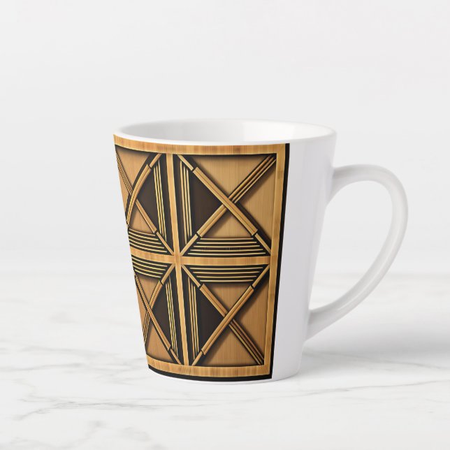 Art Deco Geometric 12oz Mug (Right)