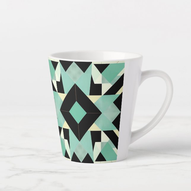 Art Deco Geometric 12oz Mug (Right)