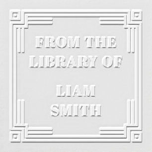Art Deco Geometric From Library Of Custom Embosser