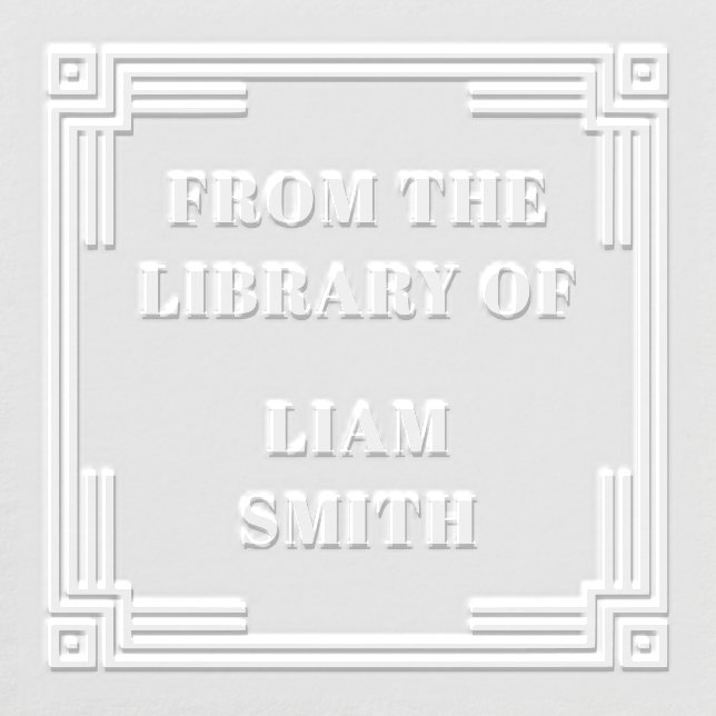 Art Deco Geometric From Library Of Custom Embosser (Design)