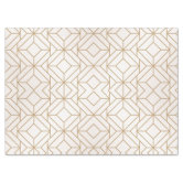 Warm Beige Damask Tissue Paper Sheets