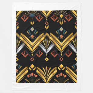 Art Deco Geometric Luxury Blanket Design (1)
