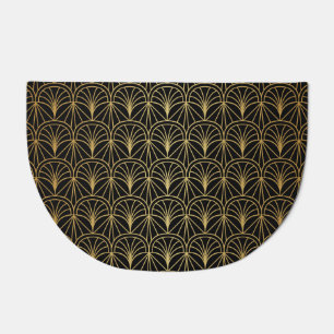 Art Deco Geometric Minimalistic Pattern Doormat
