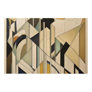 Art Deco Geometric Mosaic Acrylic