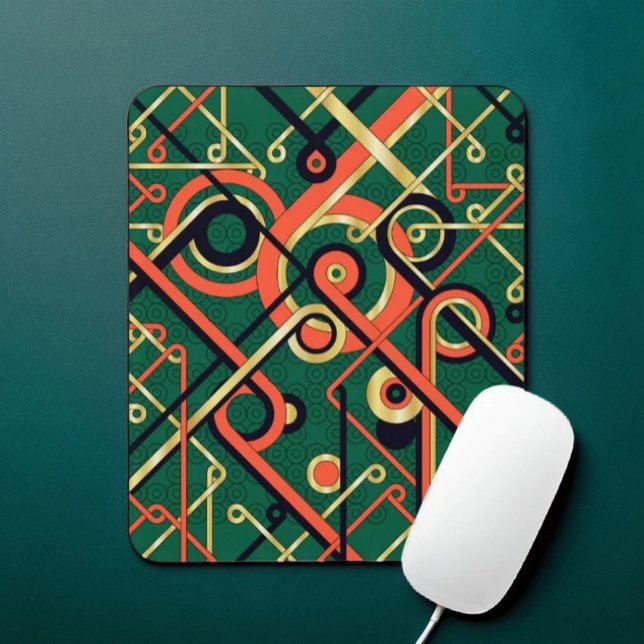 Art Deco Geometric Mouse Pad (Creator Uploaded)
