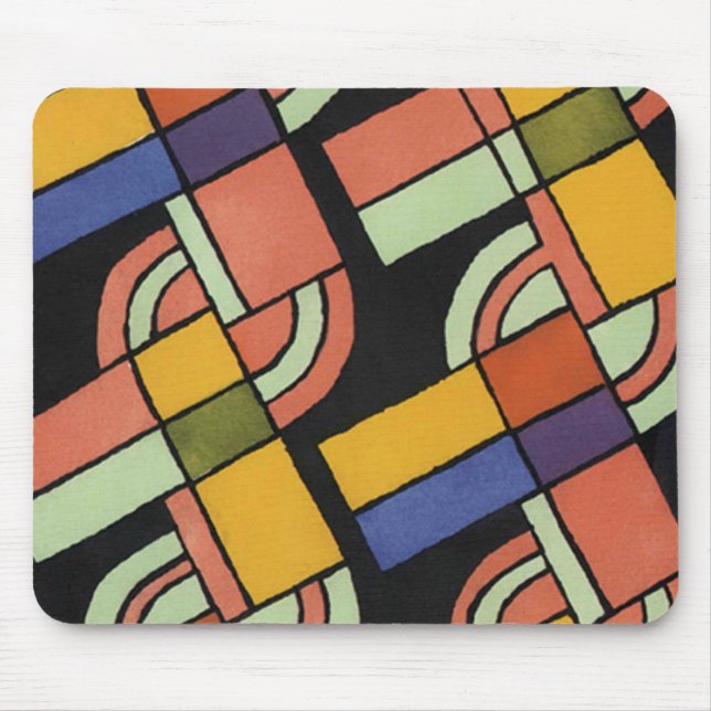 Art Deco Geometric Pattern - Mousepad (Front)
