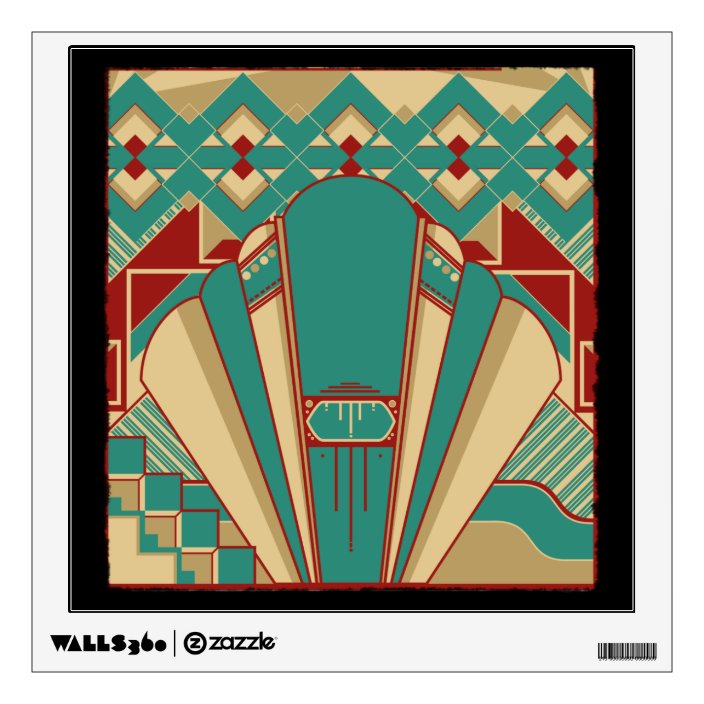 Art Deco Geometric Pattern Wall Decal