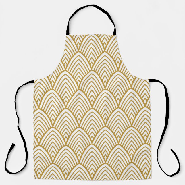 Art Deco geometric seamless pattern. Apron (Front)