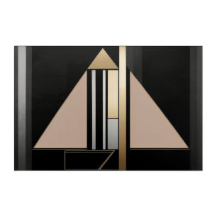 Art Deco Geometric Structure