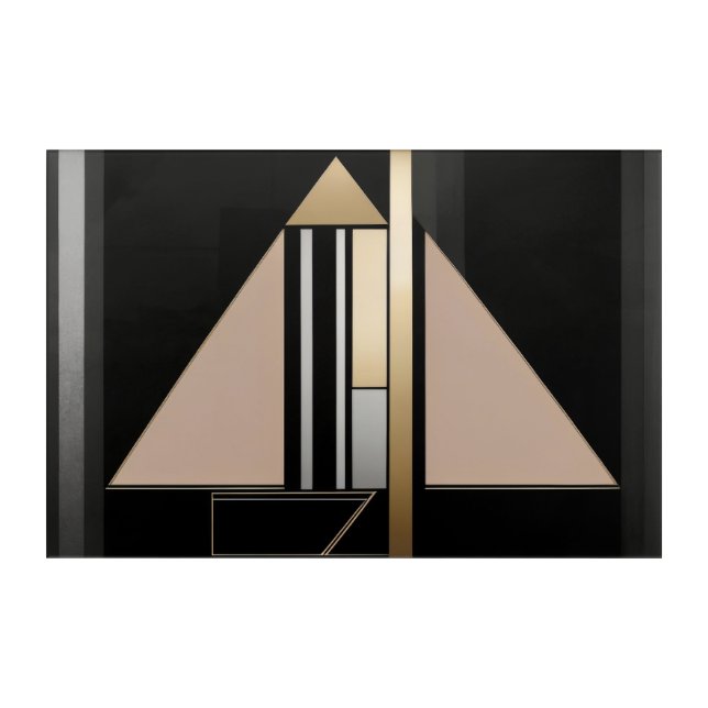 Art Deco Geometric Structure (Front)