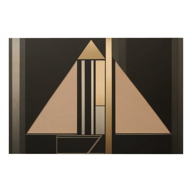 Art Deco Geometric Structure (Front)