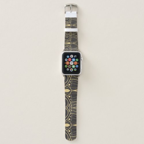 Art Deco Geometric Tiles Luxury Apple Watch Band