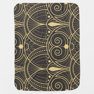 Art Deco Geometric Tiles Luxury. Baby Blanket