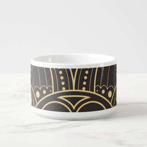 Art Deco Geometric Tiles Luxury Bowl