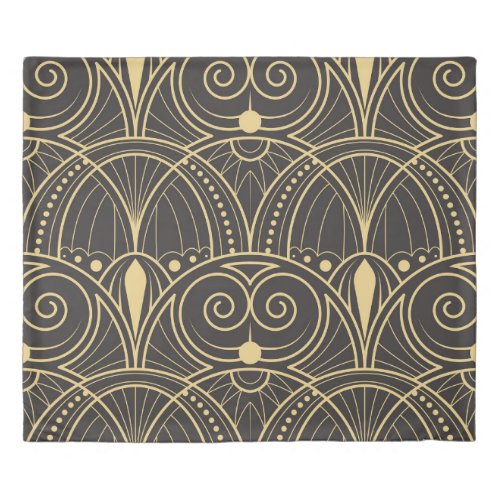 Art Deco Geometric Tiles Luxury Duvet Cover