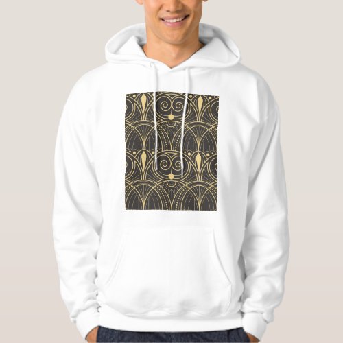 Art Deco Geometric Tiles Luxury Hoodie