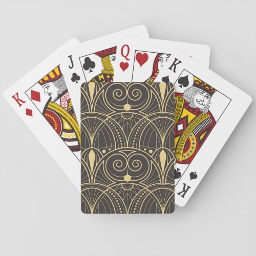 Art Deco Geometric Tiles Luxury Playing Cards