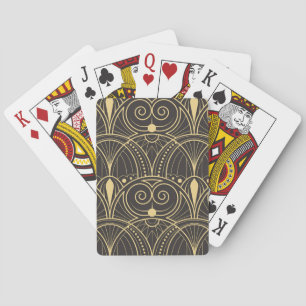 Art Deco Geometric Tiles Luxury. Poker Cards
