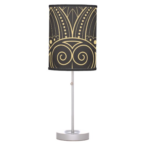 Art Deco Geometric Tiles Luxury Table Lamp