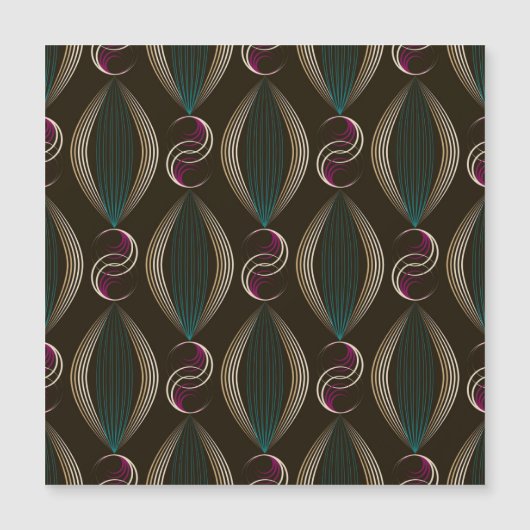 Art deco: geometric vintage pattern. (Front)