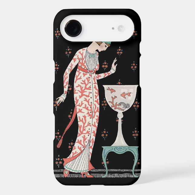 Art Deco George Barbier Goldfish iPhone 7 case (Back)