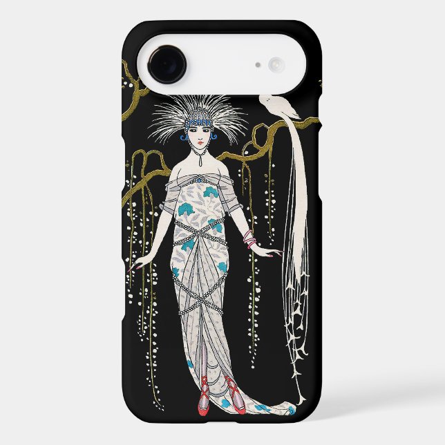 Art Deco George Barbier Peacock iPhone 6 Plus case (Back)