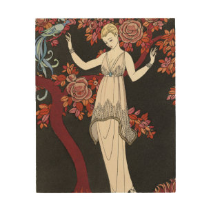 Art Deco George Barbier Vintage Fashion Bird Art