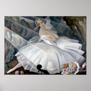 Art Deco Gerda Wegener - The Ballerina  Poster