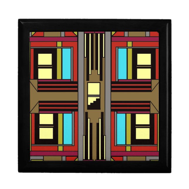 Art Deco Giftbox Jewelry Box (Front)